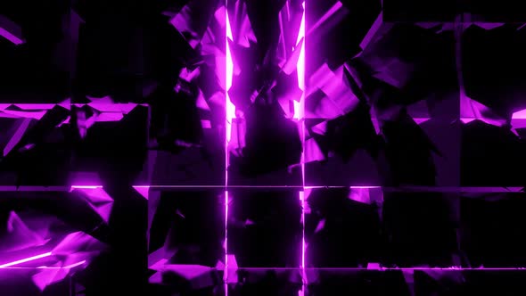 Purple glowing moving spark background