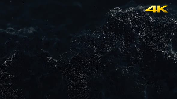 Dark Particles Background 4K alt