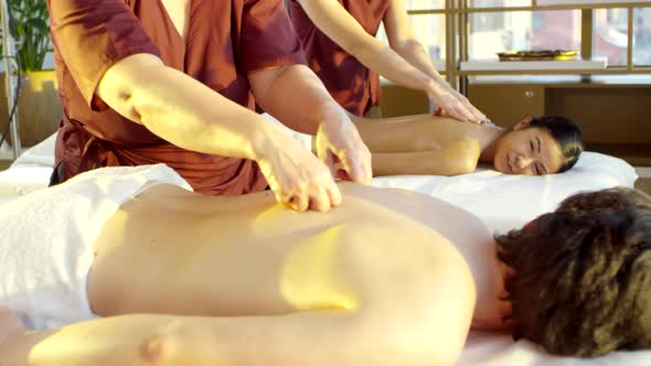 Spa Day of Young Couple alt