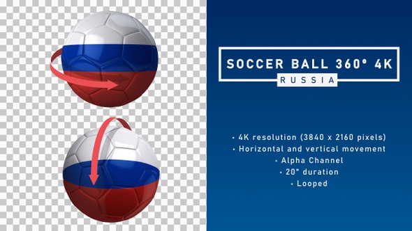 Soccer Ball 360º 4K - Russia