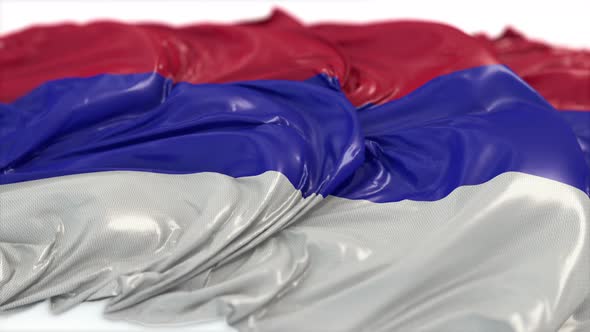 Republic of Srpska Flag On A White Chalkboard  alt