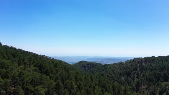 Small Rural Settlement Among Scrublands on Hill Slopes alt