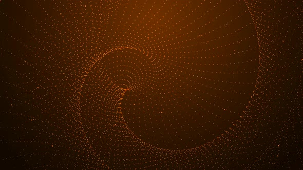 Brown Color Technology Digital Particle Rotated Animated Background alt