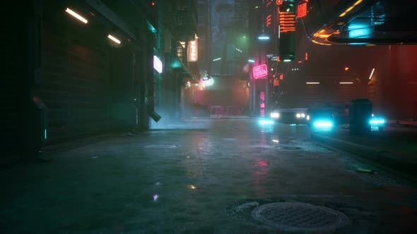 Cyber Neon Street