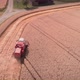 Combine working on large wheat field - VideoHive Item for Sale