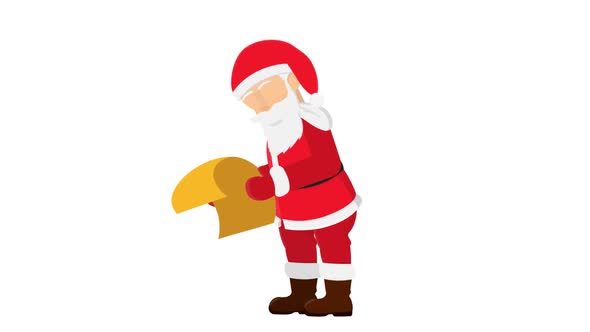 Santa Claus With A Wish List