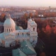 Saint Petersburg Russia Morning City. Aerial view of the Alexander Nevsky Monastery - VideoHive Item for Sale
