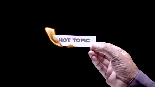 Paper Burning Hot Topic