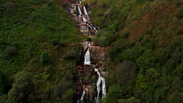 Snowdonia National Park, Wales, UK. Aerial View alt