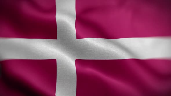 Denmark Flag Textured Waving Front Background HD alt