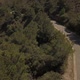 Flying above a young man skateboarding on the road - VideoHive Item for Sale