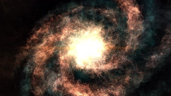 Cosmic Spiral Galaxy