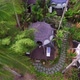 Aerial View of a Luxury Resort Between Coconut Trees in Tropical Forest - VideoHive Item for Sale
