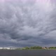 The Sky Over The River Is Covered With Thick Clouds - VideoHive Item for Sale