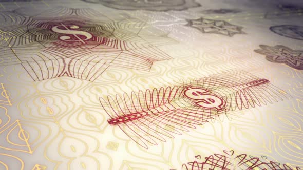 Paper Currency Scrolling Background Loop