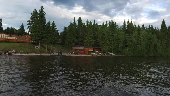 Arriving on the lake shore alt