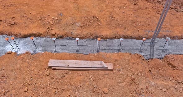 Reinforced Concrete Foundation Construction on a Strip Foundation alt