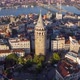 Sunrise aerial galata tower hyperlapse drone image - VideoHive Item for Sale