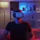 Male Gamer Virtual Reality Cyber Entertainment - VideoHive Item for Sale