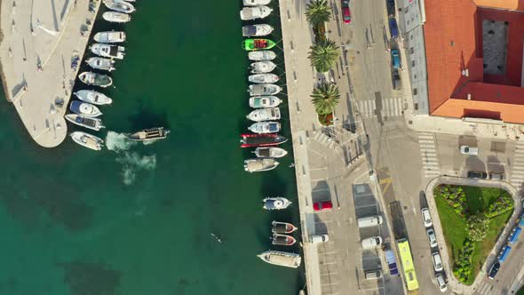 Aerial View Split Croatia alt