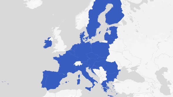 European Union Map after Brexit