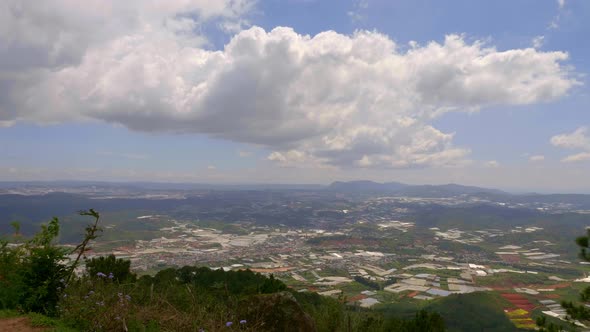 Mountain City Clouds Timelapse