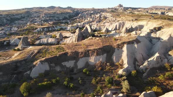 Cappadocia Landscape Aerial View. Turkey. Goreme National Park alt