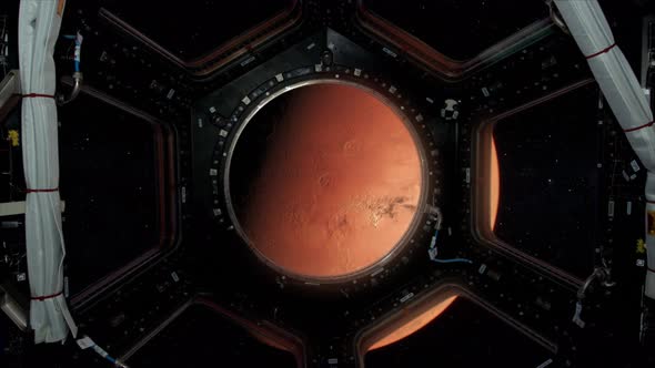Mars view Spaceship Window - 1