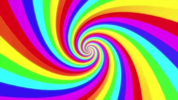 Colorful rainbow Twirl Loop, VJ Motion Background Video Background ...