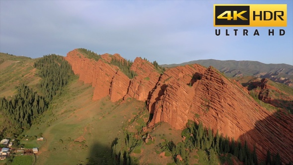 Red Rocks Panoramic View by Drone