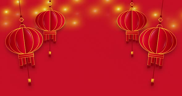 Background of Chinese New Year celebration