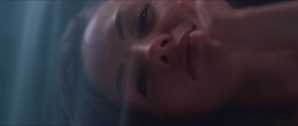 Beautiful Woman in White Lingerie alt