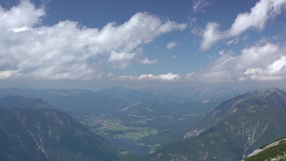 Austrian Mountains and Valleys Panorama