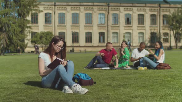 Female Student Being Bullied By Group of Mates alt