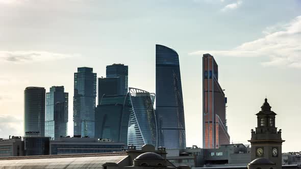 View of Moscow Business Center From Kievsky Railstation alt