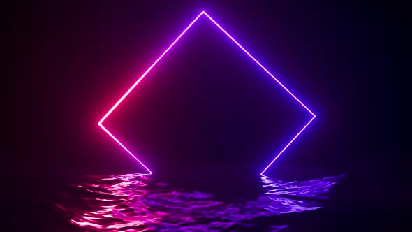 Glowing Neon Rectangle alt