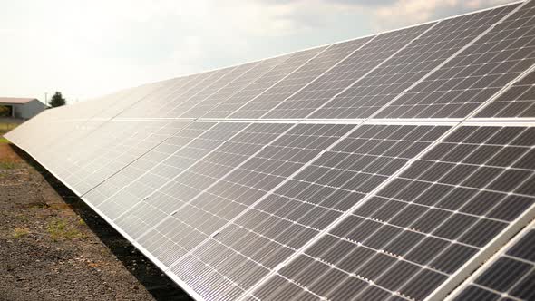 Solar Panels with the Sunny Sky alt