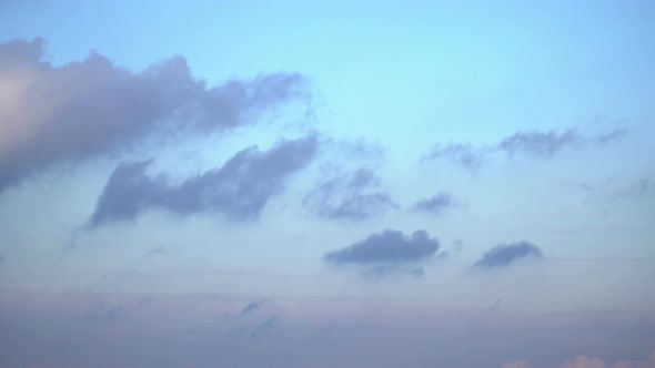 4k Beautiful Clouds At Sunset alt