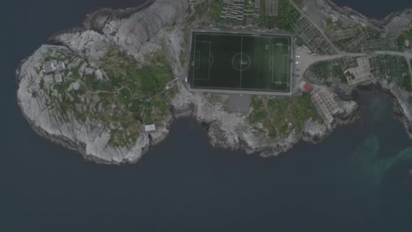 Soccer Field On The Island