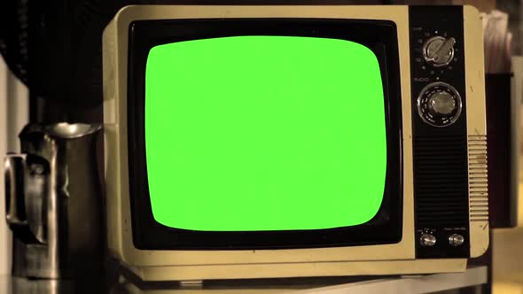 Vintage TV Green Screen. by Maradonas_land VideoHive
