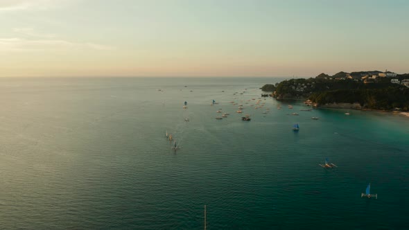 Sunset Over the Sea alt