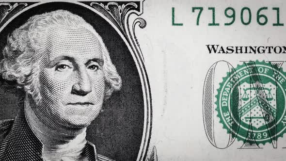 Fragments of American Dollars Change Each Other in Animation Looped alt