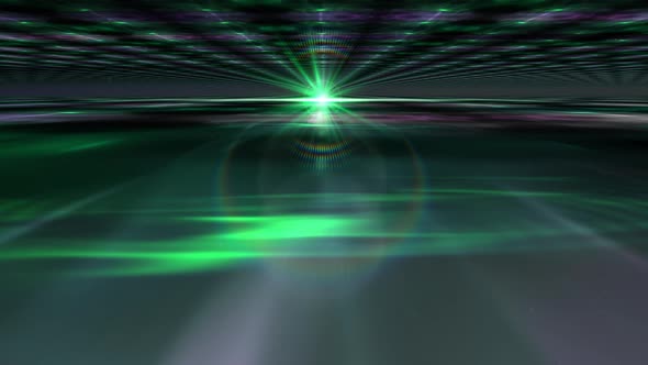 Futuristic Aurora 4 K Background