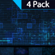 Sci Fi Technology Background 4 Pack - VideoHive Item for Sale
