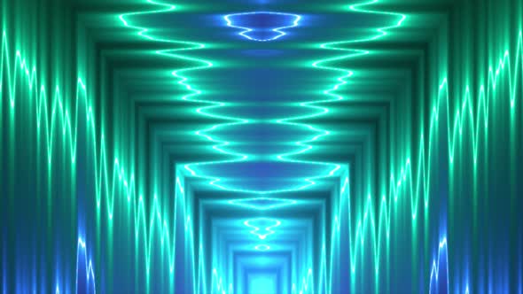 Abstract Hologram Neon Background 4K 16 alt