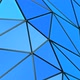 Triangle Poly Pattern Abstract Blue Background