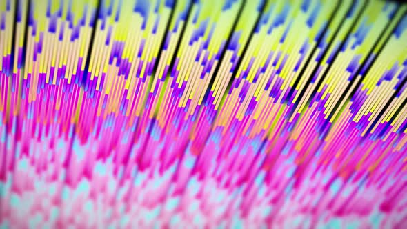 Abstract Colorful Line Flow - Animation Loop