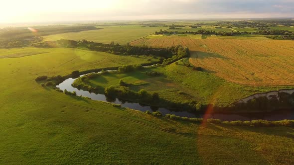 Aerial View of Ukraine