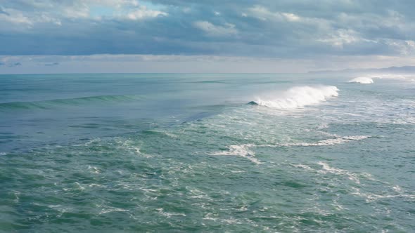 On the Stormy Waves of the Ocean in a Very Dark and Cloudy Day alt