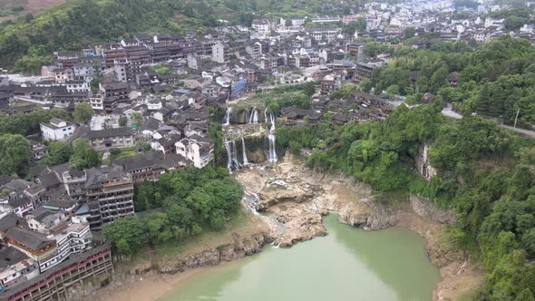 Architectural Complex in Ancient Town, Asia alt